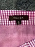 Tocca 100% Silk Checkered-gingham Pink Silk Skirt Size 6 - photo 3