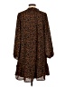 Old Navy 100% Polyester Print Brown Casual Dress Size L - photo 2