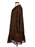 Old Navy 100% Polyester Print Brown Casual Dress Size L - photo 5