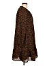Old Navy 100% Polyester Print Brown Casual Dress Size L - photo 4