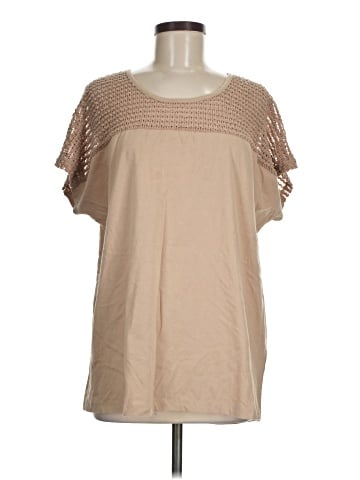 Denim 24/7 Short Sleeve Blouse (view 1)