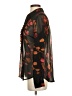 CAbi Floral Black Long Sleeve Blouse Size XS - photo 5