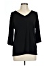 MICHAEL Michael Kors Black 3/4 Sleeve Top Size L - photo 1