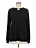 Allegra K Black Long Sleeve Top Size M - photo 1