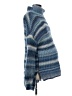 Hatch Stripes Blue Wool Pullover Sweater Size P Maternity (Petite) - photo 4