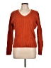 Jeanne Pierre 100% Cotton Orange Pullover Sweater Size L - photo 1