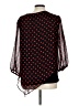 AGB Black 3/4 Sleeve Blouse Size L - photo 2