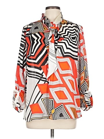 Jennifer Lopez Long Sleeve Blouse (view 1)