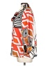 Jennifer Lopez 100% Polyester Print Orange Long Sleeve Blouse Size L - photo 5