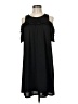 Lauren Conrad Solid Black Casual Dress Size M - photo 1
