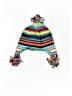 Old Navy 100% Polyester Stripes Teal Purple Winter Hat Size Large kids - X-Large kids - photo 1