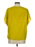 XXI 100% Polyester Yellow Short Sleeve Blouse Size M - photo 2
