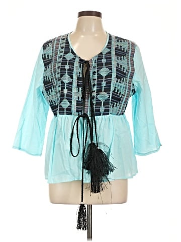 Velzera 3/4 Sleeve Blouse (view 1)