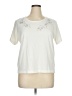 Shenanigans Ivory Short Sleeve Top Size XL - photo 1