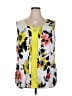 New Directions 100% Polyester Yellow Sleeveless Blouse Size 3X - photo 1