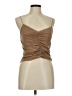 Gaze Brown Sleeveless Blouse Size M - photo 1