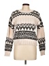 John Paul Richard Print Ivory Pullover Sweater Size L - photo 1