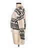 John Paul Richard Print Ivory Pullover Sweater Size L - photo 5
