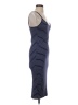 Unbranded Stripes Blue Casual Dress Size S (estimated) - photo 4