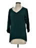 Maurices 100% Polyester Teal 3/4 Sleeve Blouse Size S - photo 1