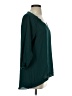 Maurices 100% Polyester Teal 3/4 Sleeve Blouse Size S - photo 4