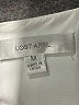Lost April 100% Polyester Solid White Casual Dress Size M - photo 7
