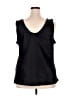 Serenada Black Gray Sleeveless Blouse Size 3X - photo 2