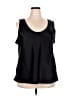 Serenada Black Gray Sleeveless Blouse Size 3X - photo 1