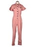 Haute Monde Solid Pink Jumpsuit Size S - photo 1