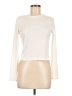 Unbranded 100% Polyester Ivory Long Sleeve Top Size M - photo 1