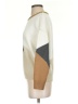 Freestyle 100% Acrylic Color Block Tan Brown Pullover Sweater Size S - photo 5