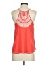 E&M Collection Orange Sleeveless Blouse Size S - photo 2