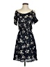Koton 100% Rayon Floral Black Casual Dress Size EU 36 / US 6 - photo 1