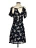 Koton 100% Rayon Floral Black Casual Dress Size EU 36 / US 6 - photo 2