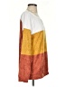 Bibi Color Block Orange Pullover Sweater Size S - photo 4