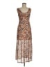 Louna Animal Print Brown Cocktail Dress Size M - photo 1