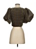 Rhode 100% Viscose Gold Short Sleeve Blouse Size 0 - photo 2