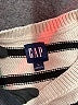 Gap 100% Cotton Stripes Ivory Pullover Sweater Size L - photo 7