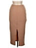 Unbranded Solid Tan Casual Skirt Size M - photo 2