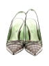 Lerre Print Green Tan Heels Size EU 40 - photo 2