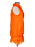 Bebe 100% Silk Orange Sleeveless Silk Top Size XXS - photo 4