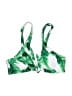 Unbranded Tropical Green Swimsuit Top Size S - photo 1