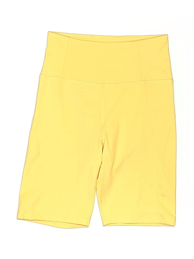 Girlfriend Collective Athletic Shorts In Yellow