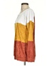 Bibi Color Block Orange Pullover Sweater Size S - photo 5