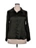 Zara Animal Print Black Long Sleeve Blouse Size XXL - photo 1