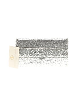 Portefeuille/Embrayage Adrienne Vittadini - Bleu Miroir Métallisé - Neuf Avec Étiquettes