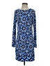 MICHAEL Michael Kors Print Blue Casual Dress Size S - photo 1