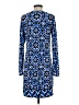 MICHAEL Michael Kors Print Blue Casual Dress Size S - photo 2