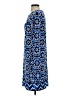 MICHAEL Michael Kors Print Blue Casual Dress Size S - photo 5