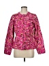 Laura Ashley 100% Cotton Print Pink Jacket Size M - photo 1